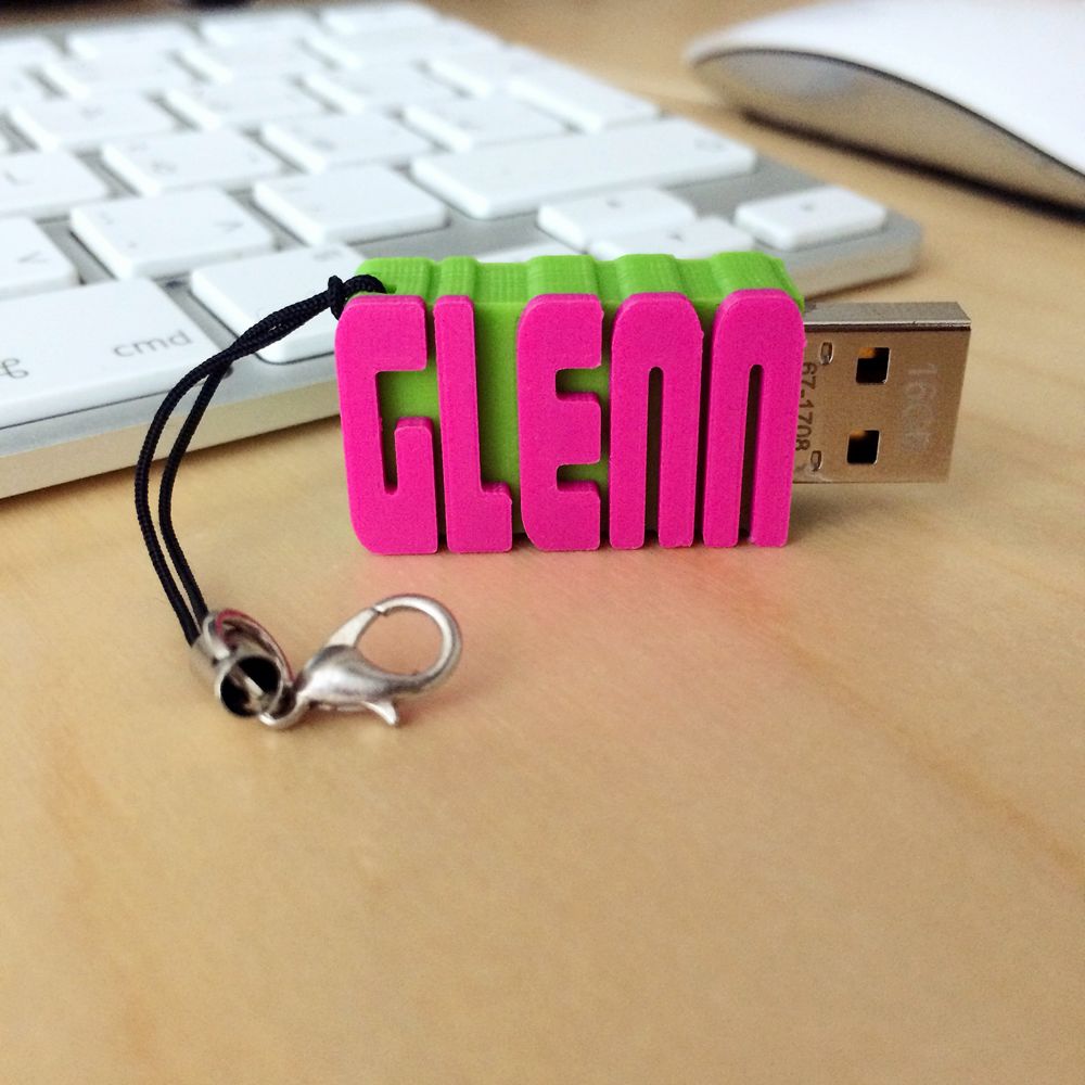Soak Stirre Skim USB Flash Drive with Custom Text | Layerica